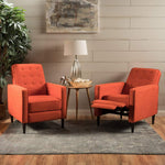 Marston Mid Century Modern Fabric Recliner